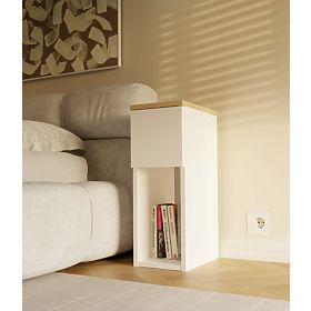 Szafka nocna GALAX 20/1S BIAŁA-ARTISAN