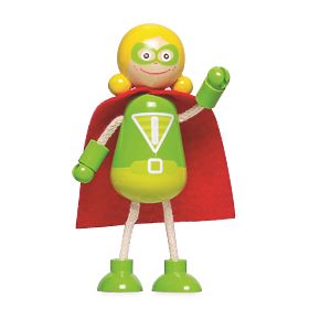 Tidlo Drewniane Figurki Superbohaterowie