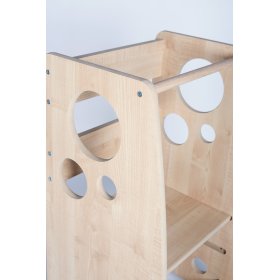 Wieża edukacyjna Montessori Dekoracja pierścieni Woody, Ourbaby