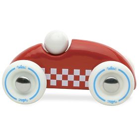 Vilac Drewniany samochód mini rajdowy czerwony, Vilac