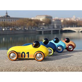 Vilac Drewniany samochód Old Sport Compet żółty, Vilac