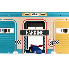 Vilac Drewniany vintage garaż Vilacity, Vilac