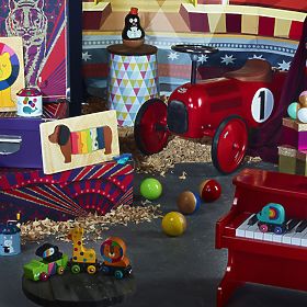 Vilac Kolorowy pociąg ze zwierzętami Andy Westface