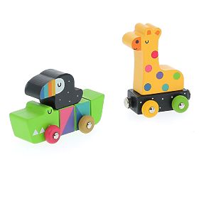 Vilac Kolorowy pociąg ze zwierzętami Andy Westface, Vilac