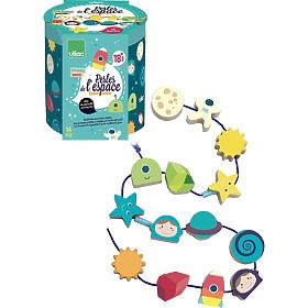 Vilac Kosmiczne kształty do nawlekania