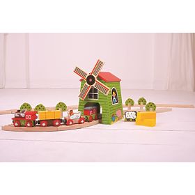 Wiatrak kolejowy Bigjigs