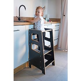 Wieża edukacyjna Montessori Quadro czarna
