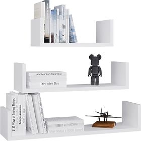 Wisząca Półka Ścienna MOBI 3P BIAŁA