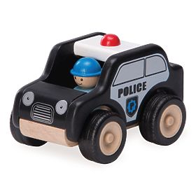Wonderworld Drewniany Mini Pojazd Patrolowy, Wonderworld
