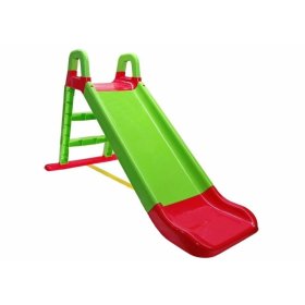 Zjeżdżalnia dziecięca Happy 140 cm - zielono-czerwona