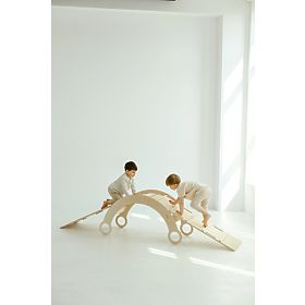 Zestaw wspinaczkowy Montessori L - naturalny, baby wood