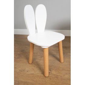 Ourbaby - Stolik dziecięcy i krzesła z uszami królika