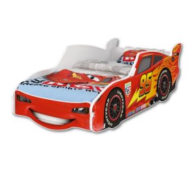 Łóżko McQueen Lightning - czerwone, BabyBoo, Cars
