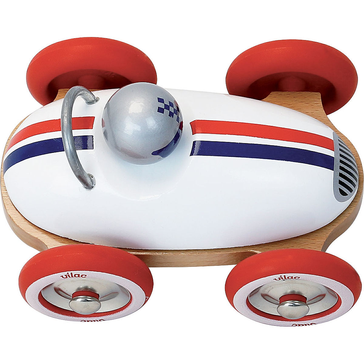 Vilac Drewniany samochód Roadster vintage biały